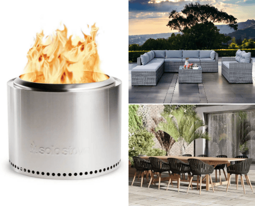 Outdoor/backyard must haves cover photo collage