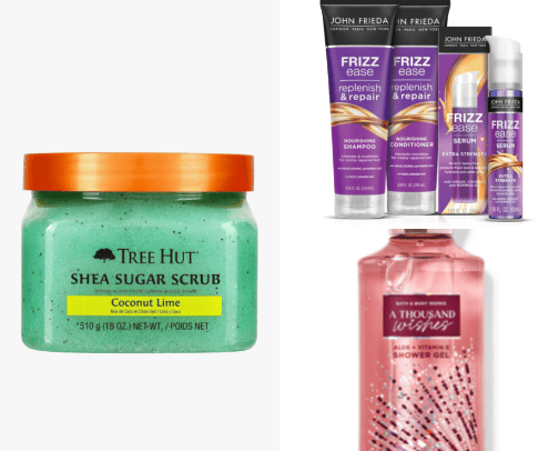 Best shower products cover photo collage