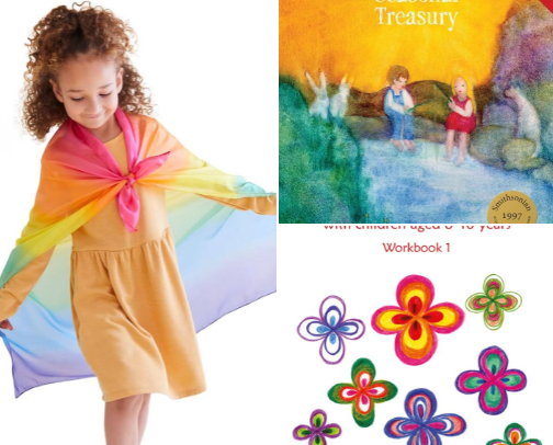 Waldorf + Charlotte Mason Homeschool Essentials (K–12) cover photo collage