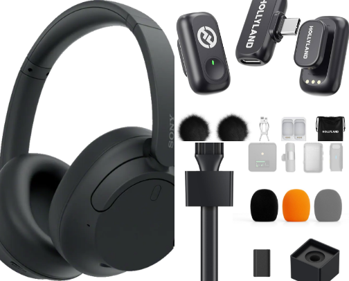 Electronic Necessities! cover photo collage