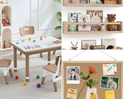 Cozy Homeschool Room cover photo collage