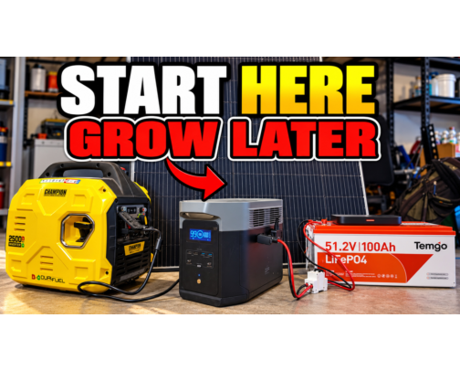 Beginner Backup Power: Products and Resources cover photo collage
