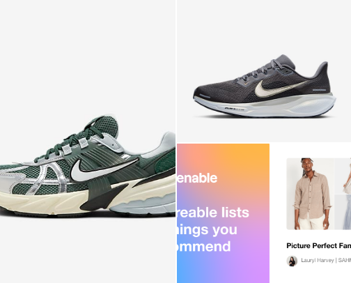 This Nike shoes are known for their style, comfort, and performance. cover photo collage
