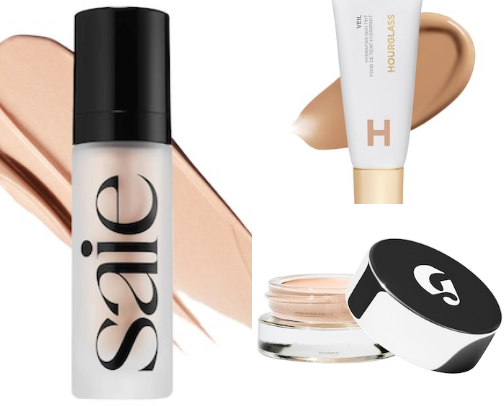 glowy makeup recommendations cover photo collage