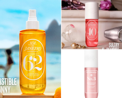 fragrance favs cover photo collage