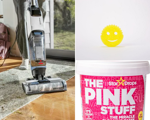 HOME CLEANING MUST-HAVES cover photo collage