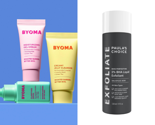 skincare cover photo collage