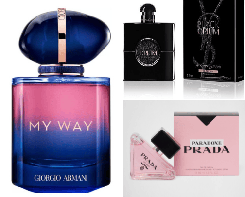 excellent perfumes cover photo collage