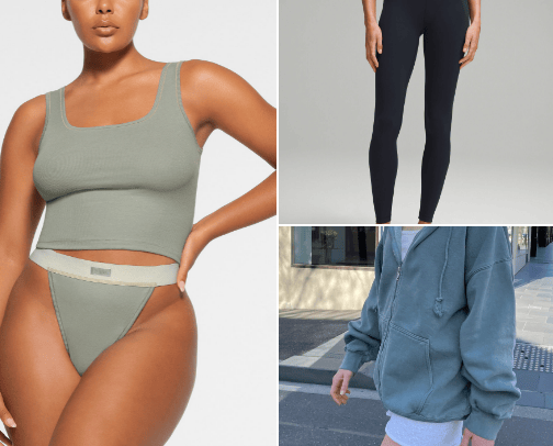 everyday basic clothes cover photo collage