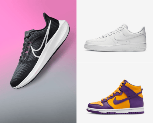 NIKE cover photo collage