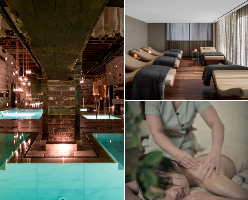 Living in luxury cover photo collage