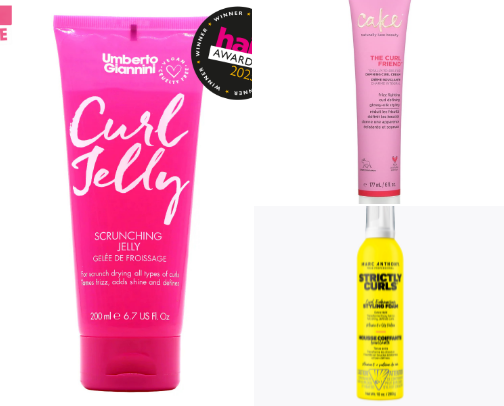 Wavy/curly hair must haves cover photo collage