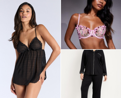 Women's Sleepwear Collection cover photo collage