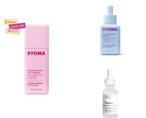 Skincare routine for dry skin! cover photo collage