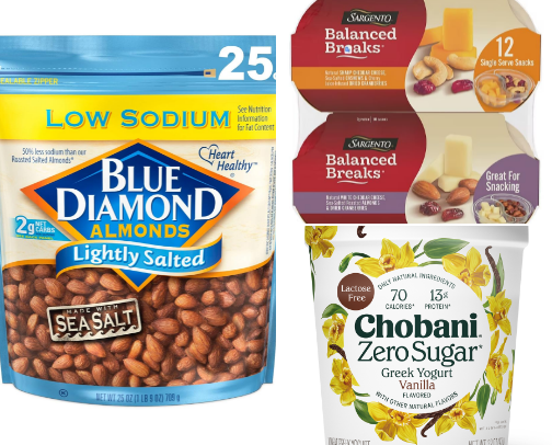 Diabetic-Friendly Snack List cover photo collage