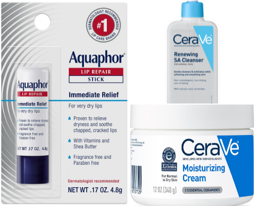 Skincare Products For Clear And Hydrated Skin cover photo collage