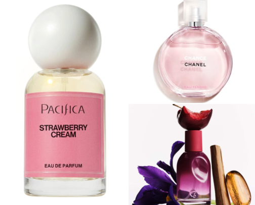 Perfume + layering mists! cover photo collage