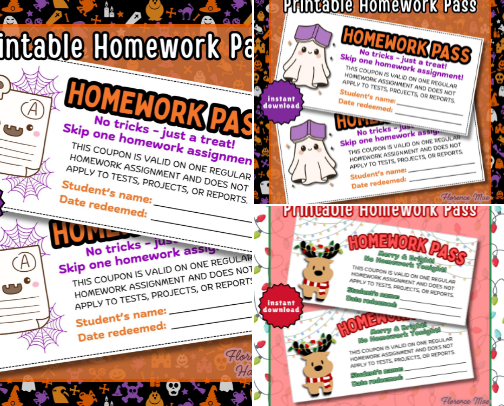 Holiday Printables for Teachers and Students cover photo collage