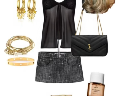 My Top Party, Night Out Outfit Inspo cover photo collage