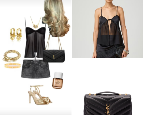 My Top Party, Night Out Outfit Inspo cover photo collage