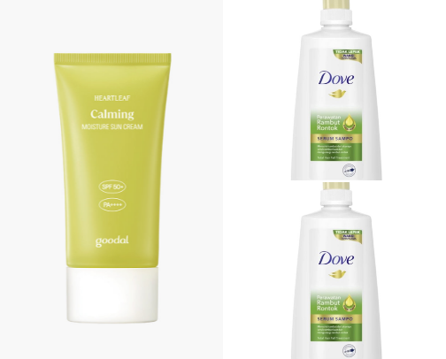 My current routine: skincare, body care, hair care, and self care cover photo collage