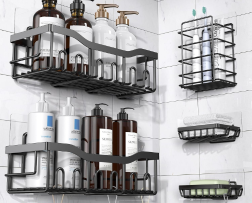 Maximized Space in Small Bathroom (No Drilling Required) cover photo collage