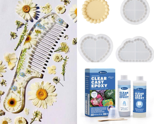 Epoxy Resin Art Corner 🌸🌹🫟 cover photo collage