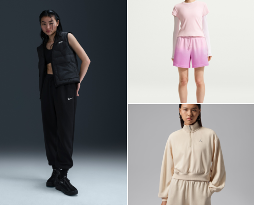 Nike Women's Apparel Products cover photo collage