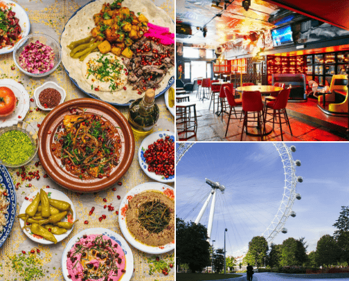 Things to do in london!🥳 cover photo collage