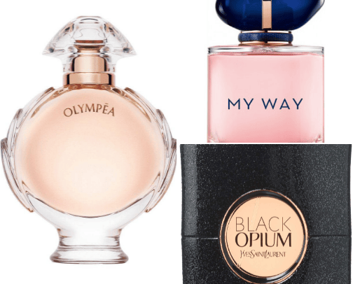 perfumes cover photo collage