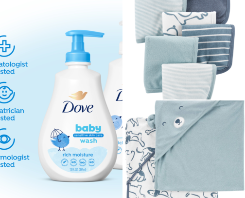 Bath time items I ✨LOVE✨ for baby! cover photo collage