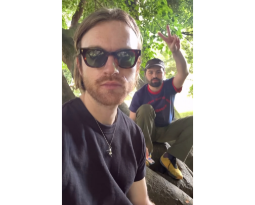 Finneas via Instagram Story cover photo collage