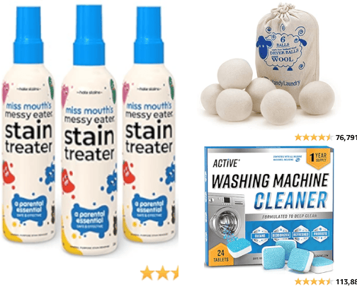 Laundry room essentials cover photo collage
