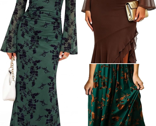 Best Wedding Guest Dresses for Fall cover photo collage