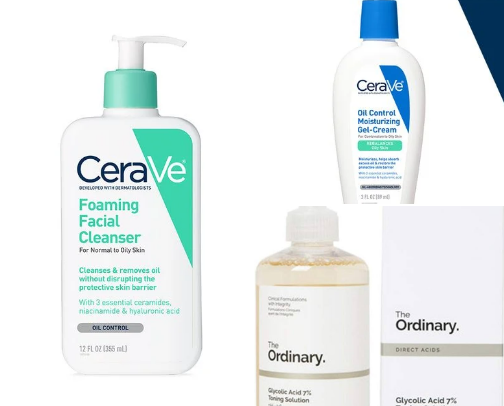 skincare cover photo collage
