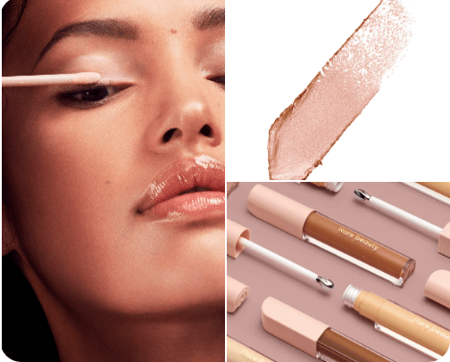 Quality makeup cover photo collage