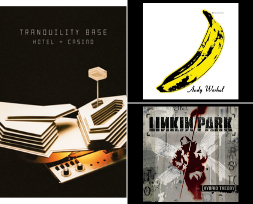 My favorite music albums rock/alternative/metal genre cover photo collage