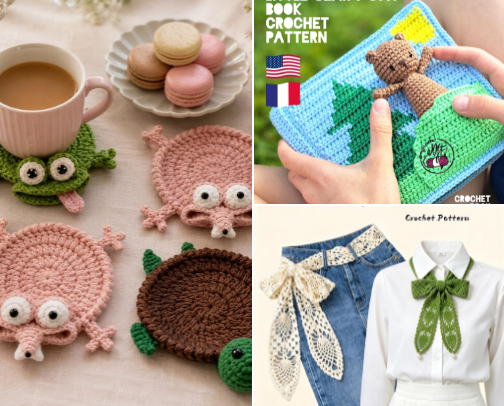 Crochet Patterns Worth Making cover photo collage