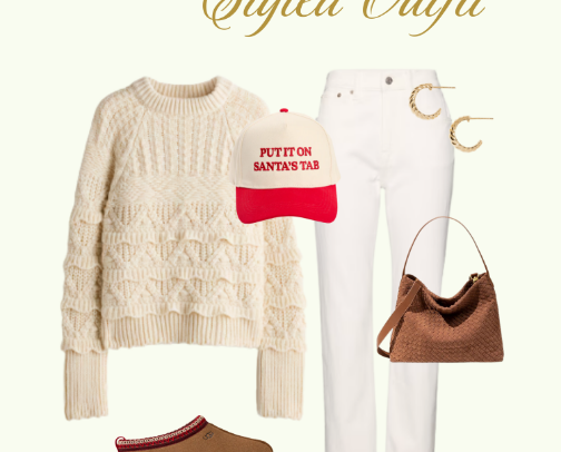 Styled Christmas Day Outfit Inspo cover photo collage