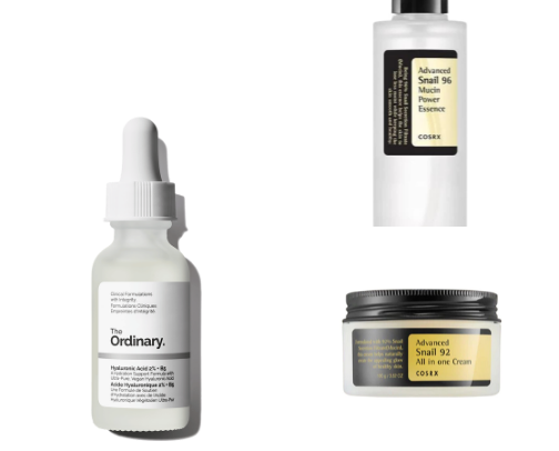 Glowy + Hydrated Beauty Essentials (Dark Skin Friendly) cover photo collage