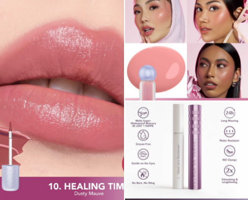 local indonesian makeup recommendation cover photo collage