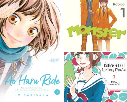 Manga for anyone who loves first love, friendship, and growing up cover photo collage