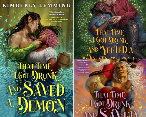 Romantasy cover photo collage