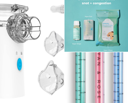 sick baby + toddler essentials cover photo collage