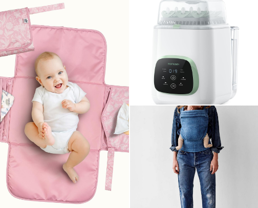 Baby Registry Must-Haves & Postpartum Essentials - From a Mom of Two cover photo collage