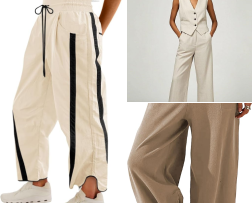 Pants & Pant Suits with Trendy or Classic Looks cover photo collage