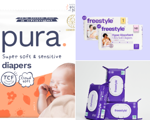 Cleaner Diaper must haves cover photo collage