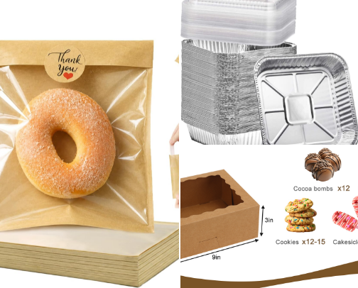 Bakery supplies cover photo collage
