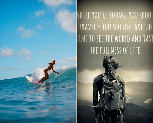 My bucket list 🪣🪂 cover photo collage