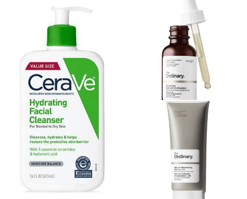 Skin care cover photo collage